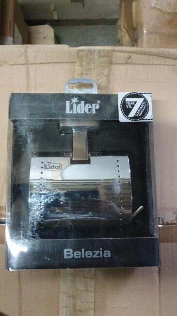 Бумагодержатель люкс LIDER 9003 хром купить в Москве по цене 1 000 руб.