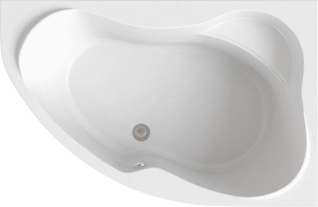 Акриловая ванна AZARIO Микона 110х170 см четверть круга правая пристенная (Россия) купить в Москве по цене 27 480 руб.