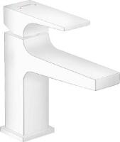 Смеситель Hansgrohe Metropol 32500700 для раковины, с донным клапаном Push-Open, однорычажный, белый