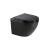 Унитаз Azario Grado AZ-0046N-MB микролифт черный, овальный, 37x49 см + ершик напольный в подарок