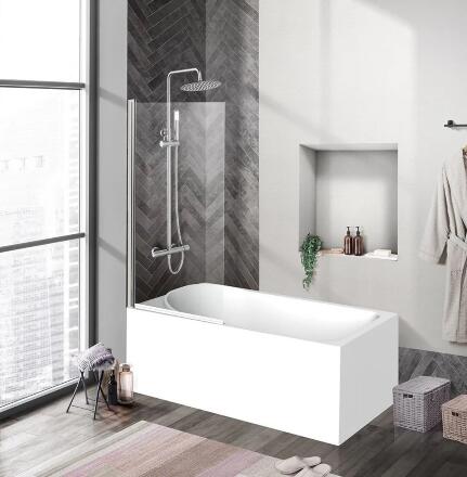 Шторка на ванну BelBagno UNO-V-1-70/150-C-Cr