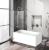 Шторка на ванну BelBagno UNO-V-1-70/150-C-Cr