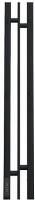 Полотенцесушитель электрический Point Фрея PN20718B П2 100x800 диммер слева, черный