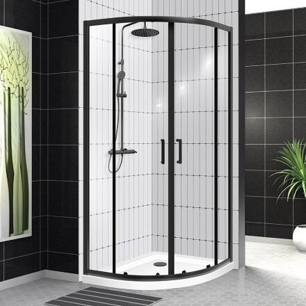 Душевой уголок BelBagno UNO-195-R-2-100-C-NERO