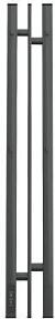 Полотенцесушитель электрический Point Фрея PN20718GB П2 100x800 диммер слева, графит блеск