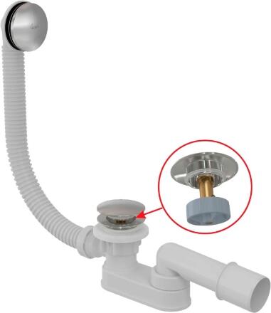 Слив-перелив AlcaPlast A507CKM хром