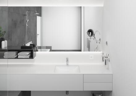 Смеситель Hansgrohe Vernis Shape 71568000 для раковины, хром, однорычажный, высота излива 9.5 см