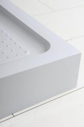 Акриловый поддон 120х100 BelBagno TRAY-BB-AH-120/100-15-W с сифоном