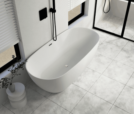 Акриловая ванна Cerutti Spa D'lseo 7390 170x75 см, отдельностоящая, белая, овальная, на ножках, со сливом-переливом, объем 420 л., с антискользящим покрытием