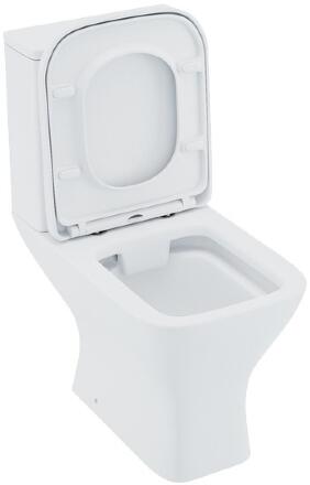 Унитаз-компакт Iddis Torr TORRDSEi24 белый, прямоугольный, 37.3x60.5 см + ершик напольный в подарок