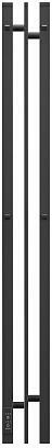 Полотенцесушитель электрический Point Фрея PN20712B П2 100x1200 диммер слева, черный