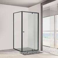 Душевое ограждение Sole CUBE 90х100 Black Profile