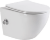 Унитаз подвесной безободковый с сиденьем и функцией биде UNO BB3105CHR-BS/SC
