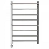 Полотенцесушитель электрический Point Артемида PN14158PE 50x80, c полкой, хром, лесенка