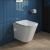Унитаз подвесной безободковый с сиденьем и функцией биде BelBagno DUE BB3103CHR-BS/SC