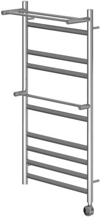 Полотенцесушитель электрический Point Артемида PN14150PE 50x100, c полкой, хром, лесенка