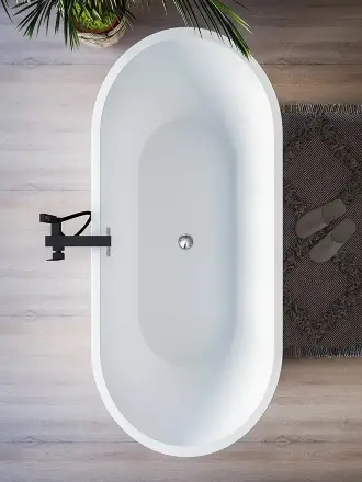 Акриловая ванна Ceruttispa Resia 150x75 RESIA150 10302 Белая без гидромассажа