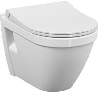 Унитаз подвесной VitrA S50 белый, овальный, антивсплеск, 36x52 см + ершик напольный в подарок