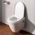 Унитаз подвесной VitrA S50 белый, овальный, антивсплеск, 36x52 см + ершик напольный в подарок