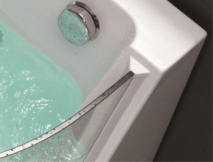Акриловая ванна Ceruttispa С-403A R 170x80 10349 с гидромассажем