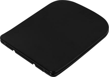Крышка-сиденье BelBagno Ardente-C BB3202SC-MB матовая черная прямоугольная, в современном стиле