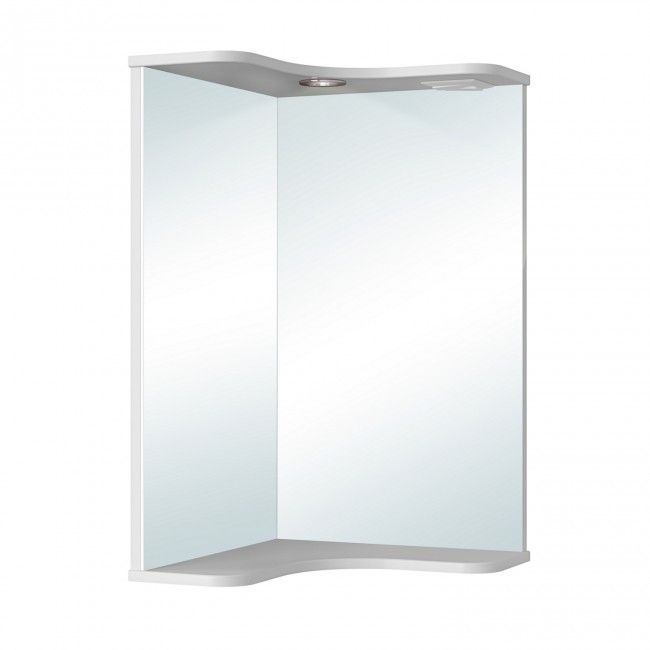 Зеркало для ванной Руно Runo Классик 65 угловое купить в Москве по цене 4 950 руб.