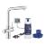 30589000 GROHE Blue Pure Смеситель для кухни с функцией фильтрации воды, цвет: хром, однорычажный, длина излива 20.4 см
