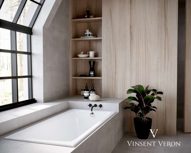 Ванна чугунная Vinsent Veron Kingston 1800x800x500 с отверстиями для ручек купить в Москве по цене 64 900 руб.