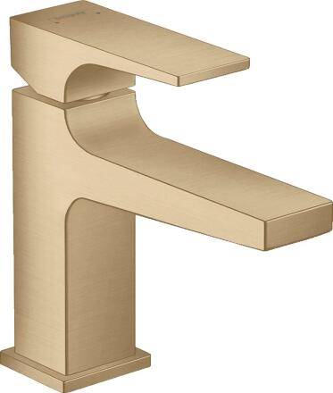 Смеситель Hansgrohe Metropol 32500140 для раковины, с донным клапаном Push-Open, однорычажный, бронза