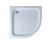 Акриловый поддон 80х80 Cezares TRAY-A-R-80-550-15-W с сифоном