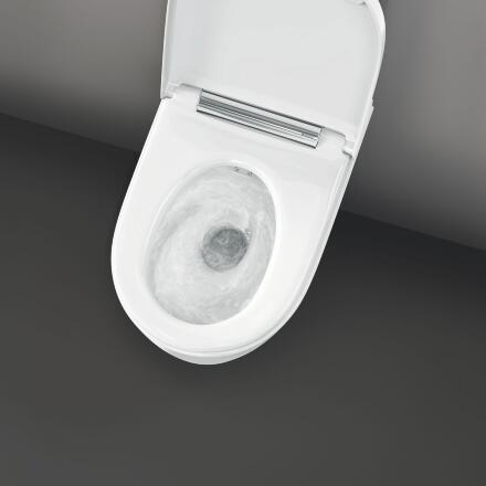 Унитаз подвесной Geberit AquaClean Sela 146.224.11.1 альпийский белый овальный, 37.5x56.5 см + ершик напольный в подарок