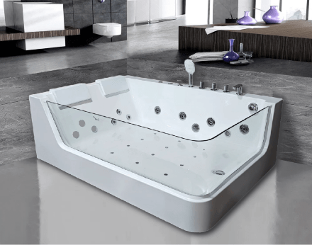 Акриловая ванна Ceruttispa 170x120 L C-495L 9949 с гидромассажем
