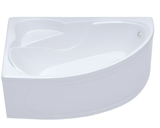 Акриловая ванна ассиметричная DAVINCI Blanca R 170х100х62 с каркасом без экрана правая купить в Москве по цене 53 600 руб.