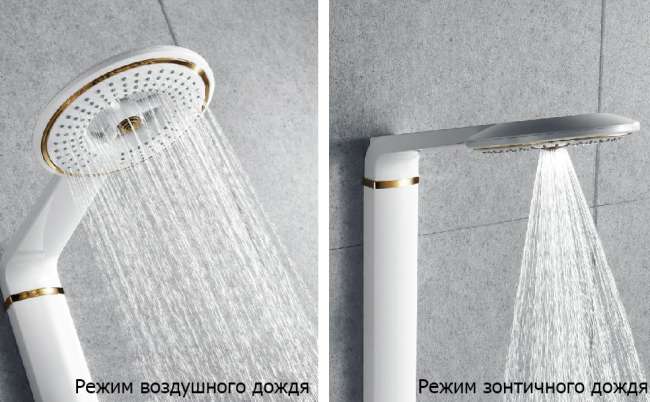 Душевая стойка Gllon GL-SL1301CP хром купить в Москве по цене 4 600 руб.