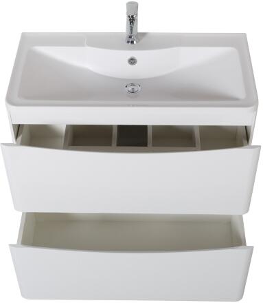 Тумба для комплекта BelBagno Acqua 90 напольная, bianco lucido