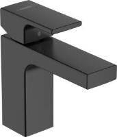 Смеситель Hansgrohe Vernis Shape 71569670 для раковины, черный, однорычажный, высота излива 9.5 см