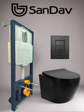 SD-Cerchio-0005-SC-Black черная конпка