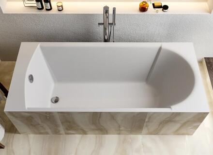 Ванна из искусственного камня Marmo Bagno Глория 150x70 прямоугольная, пристенная