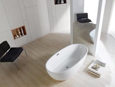 Акриловая ванна Azario Leeds 169x85 овальная, отдельностоящая