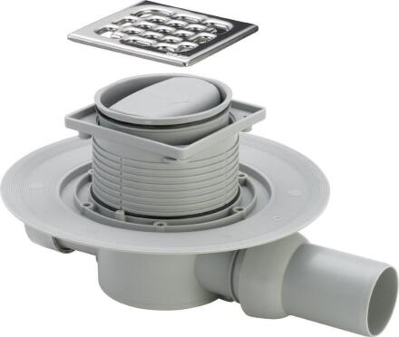 Сифон для душа трап с сухим затвором VIEGA Trap 49362 583217 Stainless steel / dull
