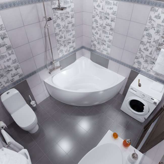 Акриловая ванна TRITON Троя Экстра 150х150х48 без каркаса купить в Москве по цене 26 230 руб.