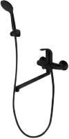 Смеситель для ванны Bravat FIT BLACK F6135188BM-LB-RUS черный Черный