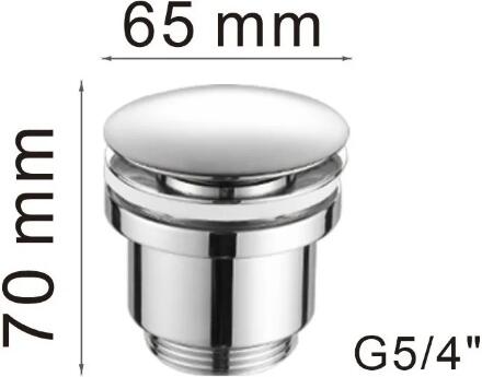 Донный клапан для раковины Haiba HB64 хром