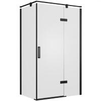 Душевой уголок Bravat Blackline 120х80х195, R, прямоугольный, двери распашные