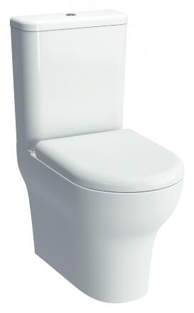 Унитаз-компакт VitrA Zentrum белый, овальный, антивсплеск, 38x61 см + ершик напольный в подарок