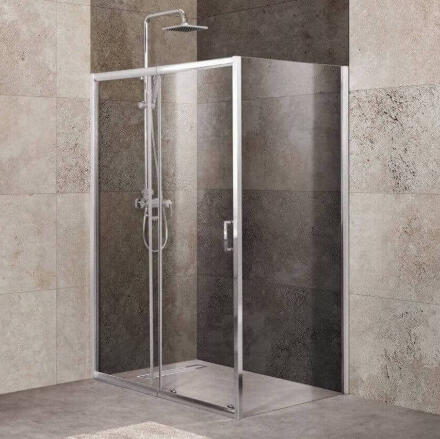 Душевой уголок BelBagno UNIQUE-AH-1-110/125-80-C-Cr