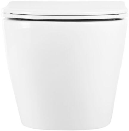 Унитаз подвесной безободковый с сиденьем BelBagno UNO BB3105CHR/SC