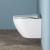 Унитаз подвесной безободковый с сиденьем BelBagno UNO BB3105CHR/SC