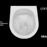Унитаз напольный компакт Cersanit GRANTA 031 3/6 косой с кр.дюропл.Lifting белый  S-KO-GRA031-3/6-DL-w