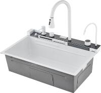 Мойка кухонная SAVOL S-SC001W белый